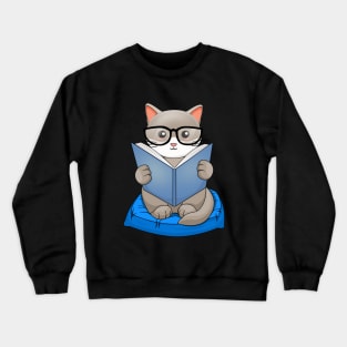 read cat Crewneck Sweatshirt